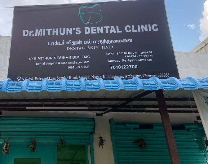 Best Dentist in Ambattur Chennai | Dr. Mithun’s Dental Clinic | Root Canal & Implants
