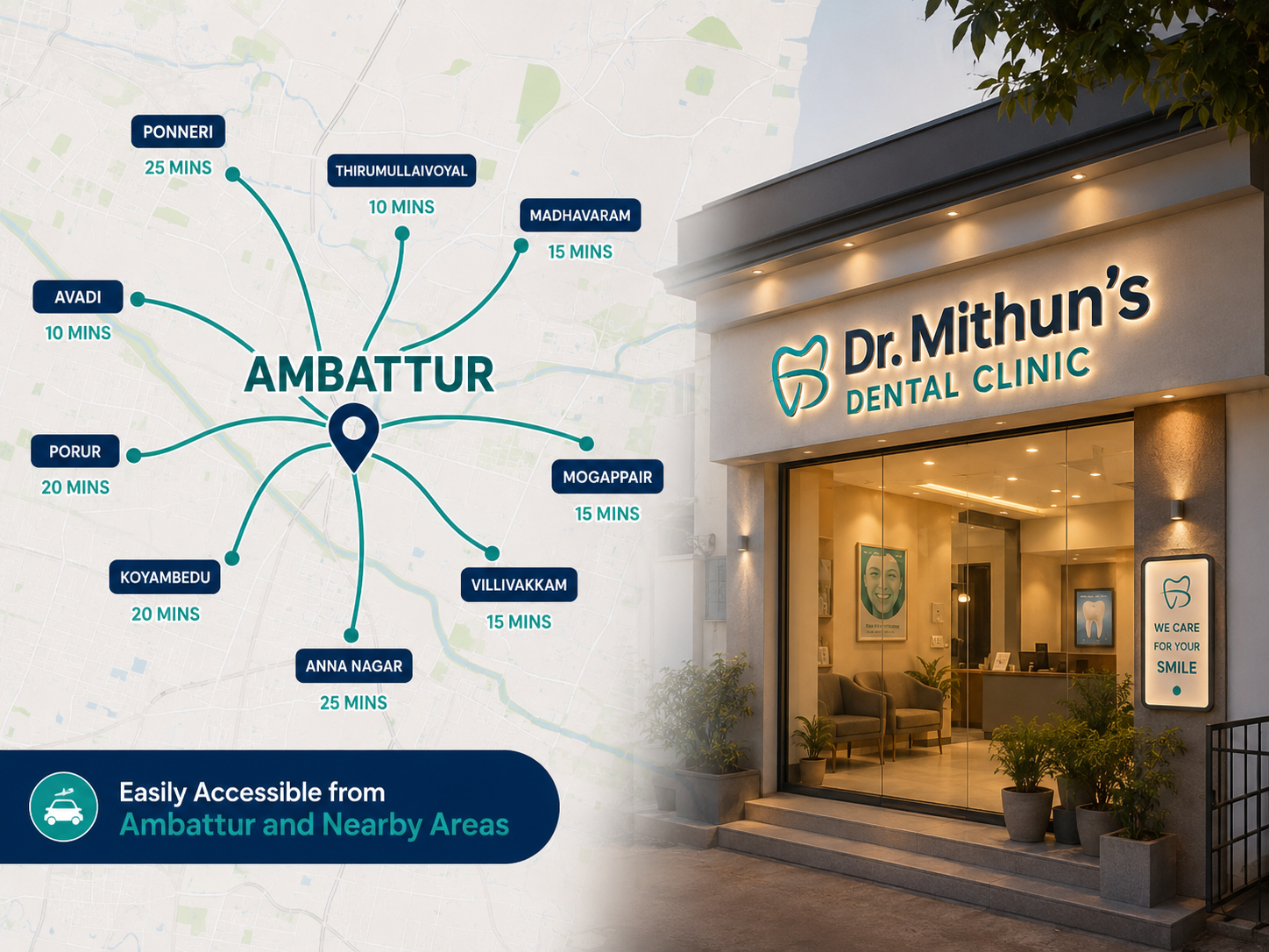 Dentist Near Mogappair, Padi & Korattur | Dr. Mithun’s